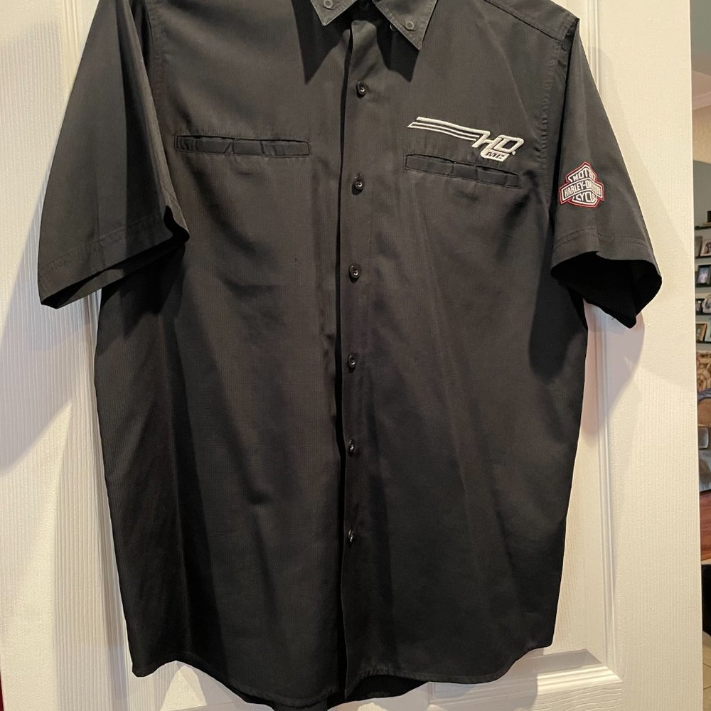 Harley Davidson Button Down - image 1